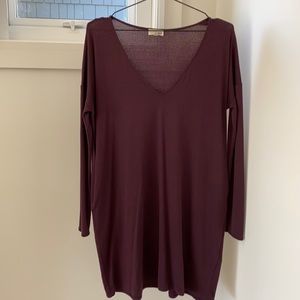 Wilfred Free Stretchy Cotton Long Sleeve Dress